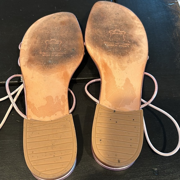 Stewart Weitzman pink with crystals - Picture 3 of 4